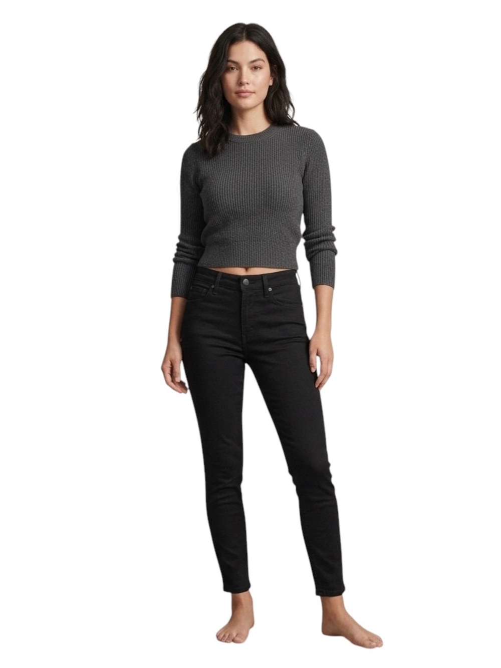 Rag & Bone Black Dre Low Rise Slim Boyfriend Jeans